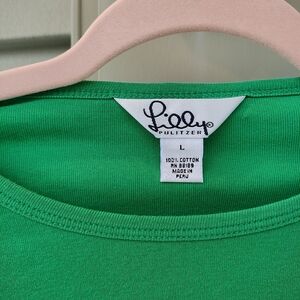 Lilly Pulitzer Green long sleeve top Size Large